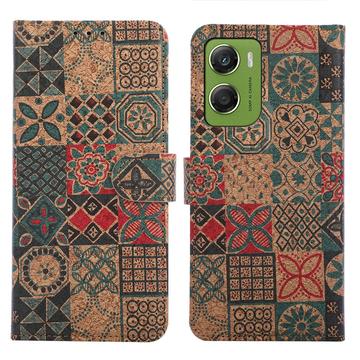 Motorola Edge 70 Bohemisk Pung-etui - kronblade