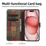 Motorola Edge 70 Bohemisk Pung-etui - kronblade