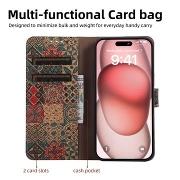 Motorola Edge 70 Bohemisk Pung-etui - kronblade
