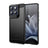 Motorola Edge 70 Børstet TPU Cover - Karbonfiber - Sort