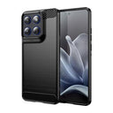 Motorola Edge 70 Børstet TPU Cover - Karbonfiber - Sort