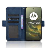 Motorola Edge 70 Kortholder Pung Etui - Blå