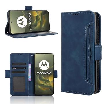 Motorola Edge 70 Kortholder Pung Etui - Blå