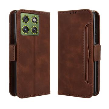 Motorola Edge 70 Kortholder Pung Etui - Brun