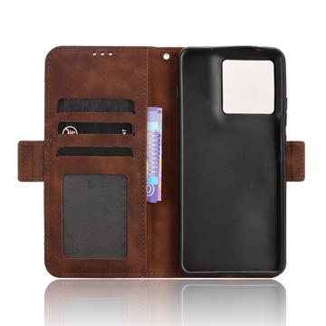 Motorola Edge 70 Kortholder Pung Etui - Brun