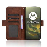 Motorola Edge 70 Kortholder Pung Etui - Brun