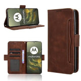 Motorola Edge 70 Kortholder Pung Etui - Brun