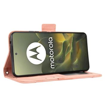 Motorola Edge 70 Kortholder Pung Etui - Pink
