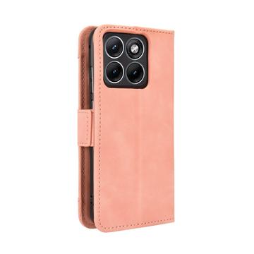 Motorola Edge 70 Fusion/70 Fusion+ Kortholder Pung Etui - Pink