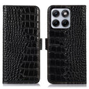 Motorola Edge 70 Fusion/70 Fusion+ Crocodile Series Læderpung med RFID - Sort