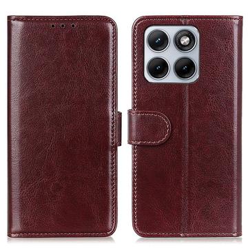 Motorola Edge 70 Fusion/70 Fusion+ Pung Etui med Stativ - Brun