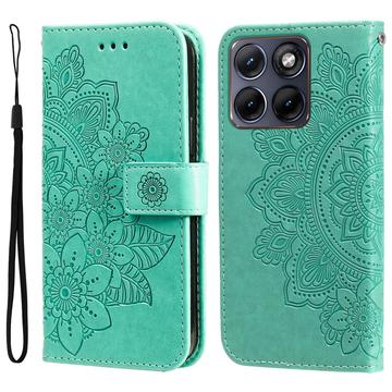 Motorola Edge 70 Fusion/70 Fusion+ Mandala Series Etui med Pung - Grøn