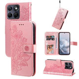 Motorola Edge 70 Fusion/70 Fusion+ Mandala Series Etui med Pung - Pink