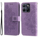 Motorola Edge 70 Fusion/70 Fusion+ Mandala Series Etui med Pung - Lilla