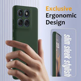 Motorola Edge 70 Liquid Silikone Cover - MagSafe Kompatibel - Mørkegrøn
