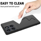 Motorola Edge 70 Flydende silikone cover med håndrem - sort