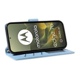 Motorola Edge 70 Luksus Vatteret Pung - blå