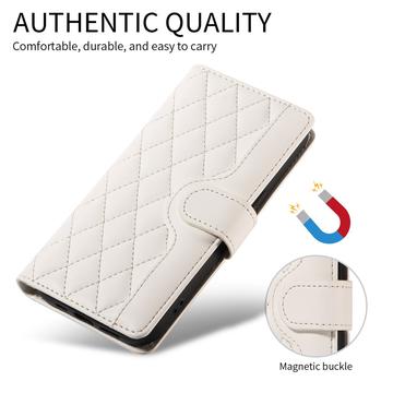 Motorola Edge 70 Luksus Vatteret Pung - hvid