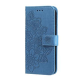 Motorola Edge 70 Mandala Series Etui med Pung - Blå