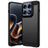 Motorola Edge 70 Pro Børstet TPU Cover - Karbonfiber - Sort