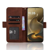 Motorola Edge 70 Pro Kortholder Pung Etui - Brun