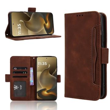 Motorola Edge 70 Pro Kortholder Pung Etui - Brun