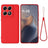 Motorola Edge 70 Pro Flydende silikone cover med håndrem - Rød