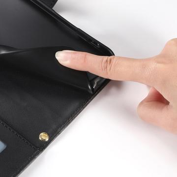 Motorola Edge 70 Pro Luksus Vatteret Pung - sort