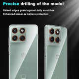 Motorola Edge 70 Saii 2-i-1 TPU Cover & Skærmbeskyttelse Hærdet Glas