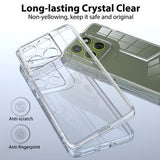 Motorola Edge 70 Ridsefast Hybrid Cover - Gennemsigtig