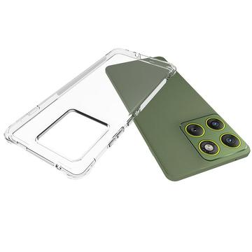 Motorola Edge 70 Stødsikkert Silikone Cover - Gennemsigtig