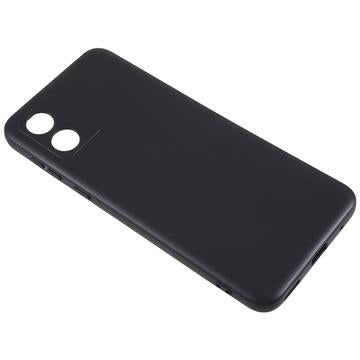 Motorola Moto E13 Anti-Fingeraftryk Mat TPU Cover - Sort