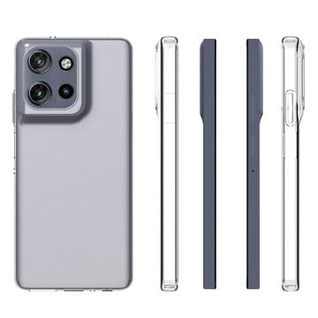 Motorola Moto G Power (2025) Skridsikkert TPU Cover - Gennemsigtig