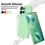 Motorola Moto G Power (2025) Flydende silikone cover med håndrem - grøn