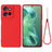 Motorola Moto G Power (2025) Flydende silikone cover med håndrem - rød