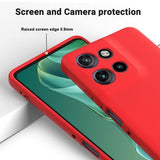 Motorola Moto G Power (2025) Flydende silikone cover med håndrem - rød