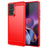 Motorola Moto G Stylus 5G (2024) Børstet TPU Cover - Karbonfiber - Rød