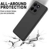 Motorola Moto G Stylus 5G (2025) Flydende silikone cover med håndrem - sort