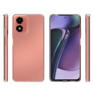 Motorola Moto G04 Skridsikkert TPU Cover - Gennemsigtig