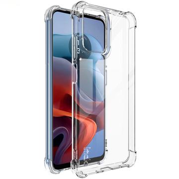 Motorola Moto G04/G24 Imak Faldsikkert TPU Cover - Gennemsigtig