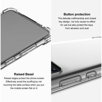 Motorola Moto G04/G24 Imak Faldsikkert TPU Cover - Gennemsigtig