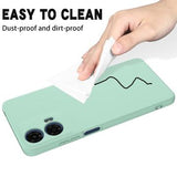 Motorola Moto G04/G24 Liquid Silikone Cover med Strop - Grøn