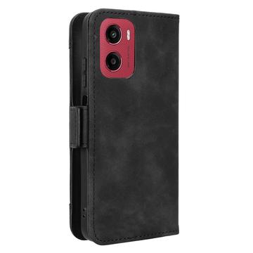 Motorola Moto G05/E15 Pung Cover med Kortholder - Sort