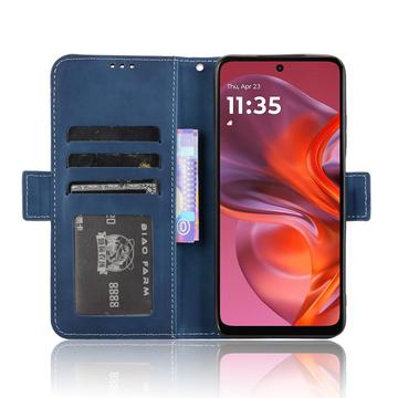 Motorola Moto G05/E15 Pung Cover med Kortholder - Blå