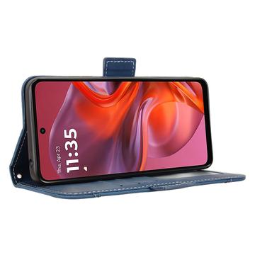 Motorola Moto G05/E15 Pung Cover med Kortholder - Blå