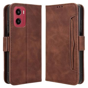 Motorola Moto G05/E15 Pung Cover med Kortholder - Brun