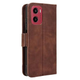 Motorola Moto G05/E15 Pung Cover med Kortholder - Brun