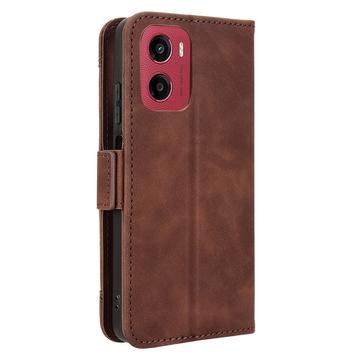 Motorola Moto G05/E15 Pung Cover med Kortholder - Brun