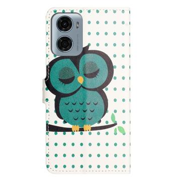 Motorola Moto G05/E15 Style Series Pung Taske - Ugle