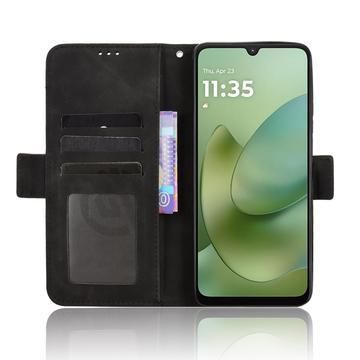 Motorola Moto G06/G06 Power Kortholder Pung Etui - Sort